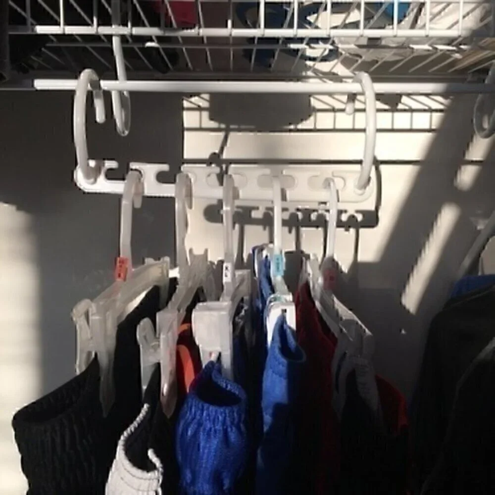 5 Wonder Hangers. Amazing space saving closet organizer